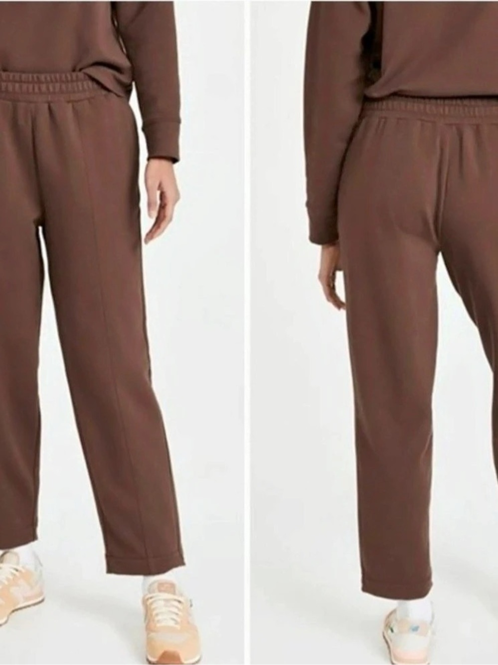 Madewell Brown Straight Leg Sweatpants